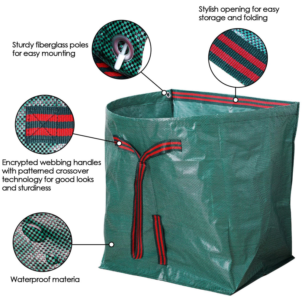 Close-up of GIJHXIK gardening gloves included with garden bags