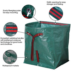 Close-up of GIJHXIK gardening gloves included with garden bags