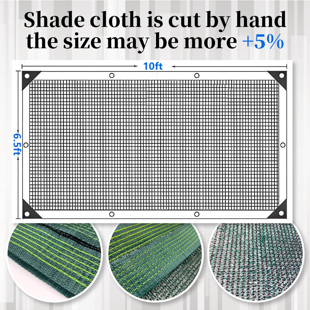 Close-up of Glieskir Shade Cloth HDPE material texture
