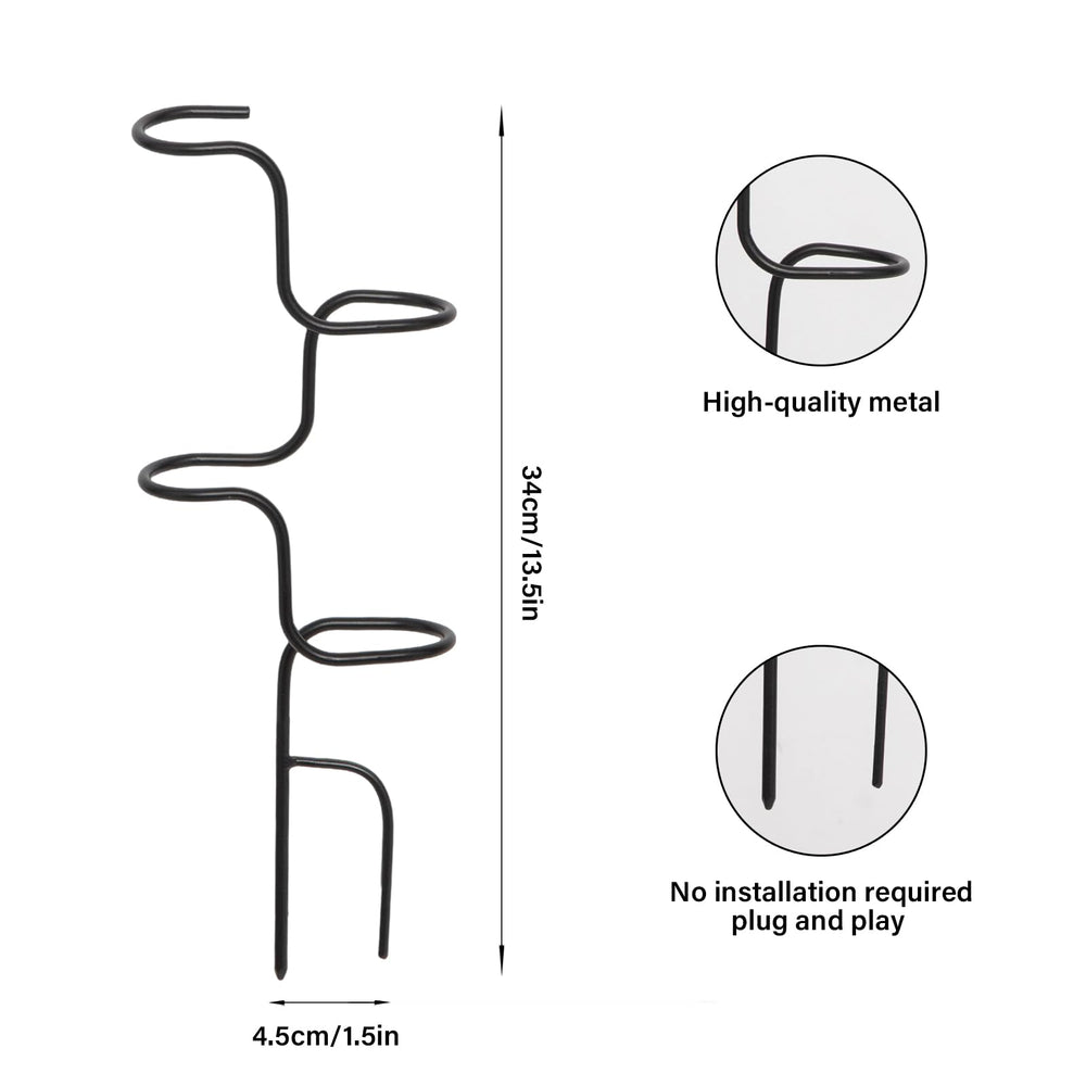 Close-up of Goooxim Indoor Plant Support Stakes showing metal construction
