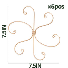 Close-up of Goooxim Monstera Plant Support Hook, 7.5x7.5 inches