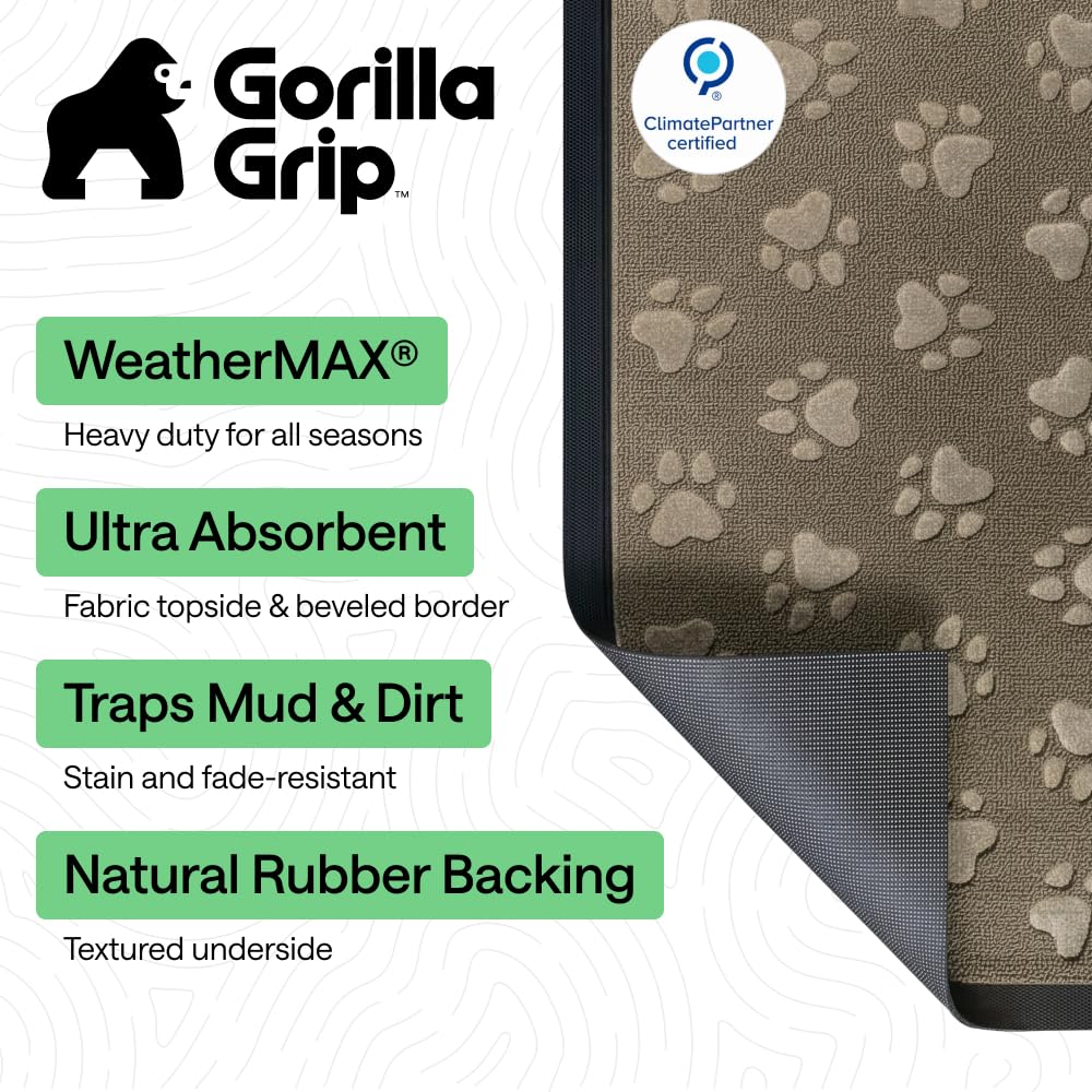 Close-up of GORILLA GRIP WeatherMAX mat texture and design