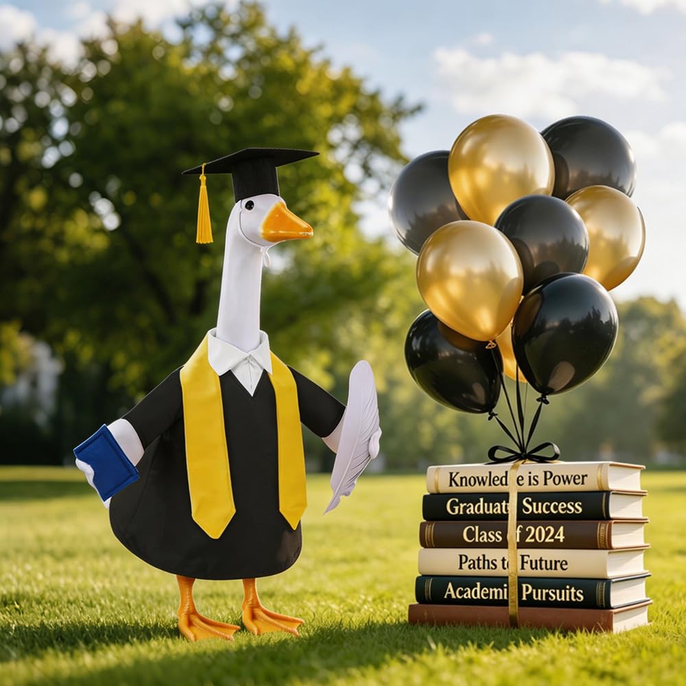 Close-up of graduation cap and mini felt book