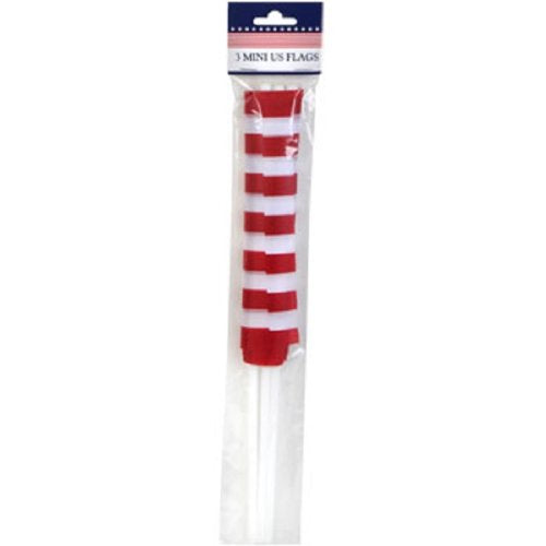 Close-up of Greenbrier American Flag on plastic stick
