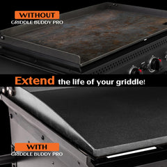 Close-up of Griddle Buddy Silicone Griddle Mat surface