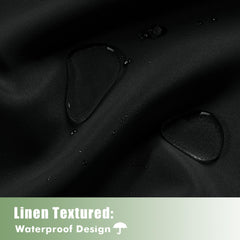 Close-up of grommet design on HolidayIdeas curtains