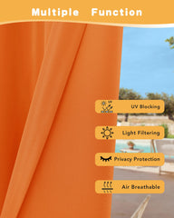 Close-up of grommet design on HolidayIdeas outdoor curtains