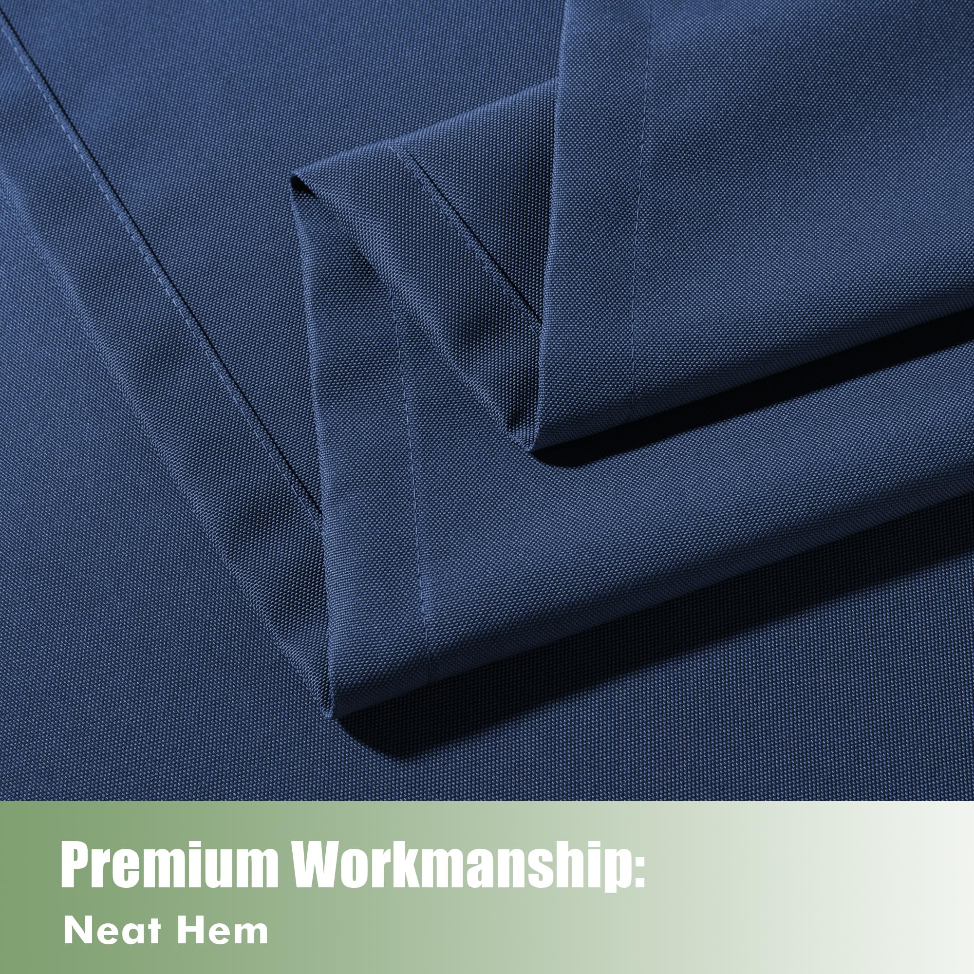 Close-up of grommet on HolidayIdeas Outdoor Curtains