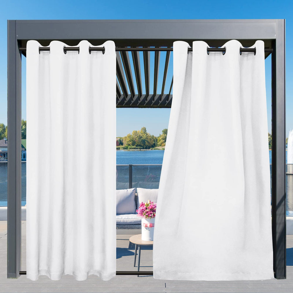 Close-up of grommets on Easy-Going Outdoor Curtains