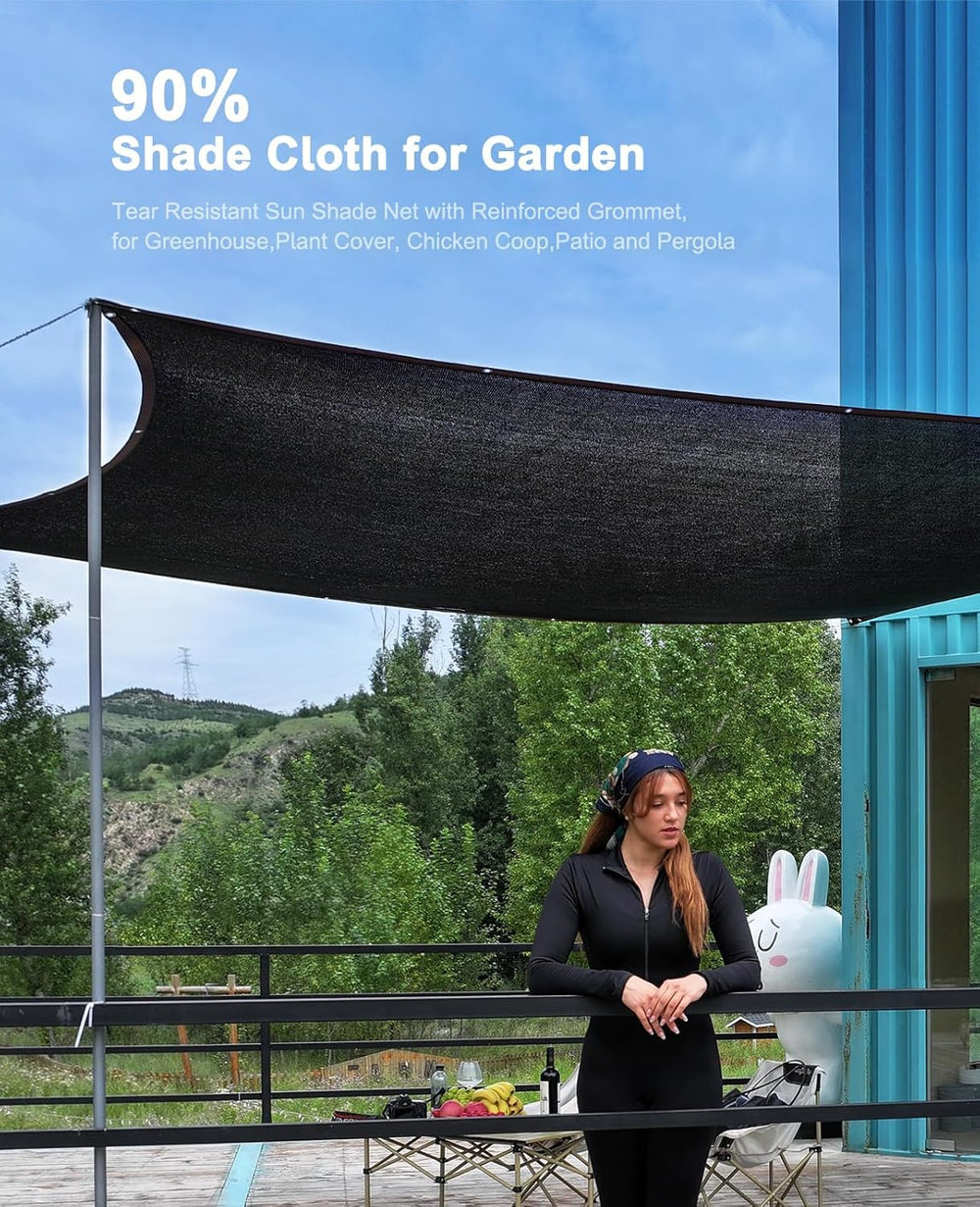 Close-up of grommets on HOLAA Shade Cloth