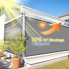 Close-up of grommets on Shade&Beyond shade cloth