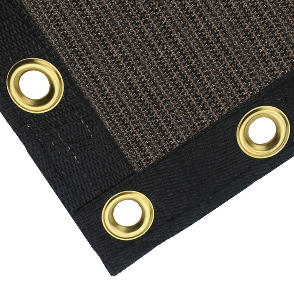 Close-up of grommets on Sunnyglade Privacy Screen