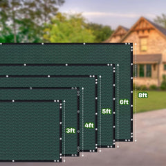 Close-up of grommets on TOTU Privacy Screen Fence