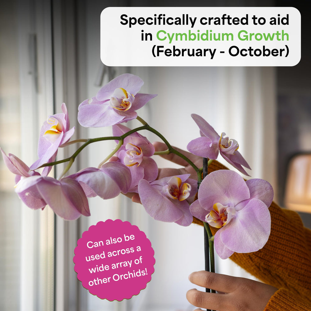 Close-up of Grow More Orchid Food powder