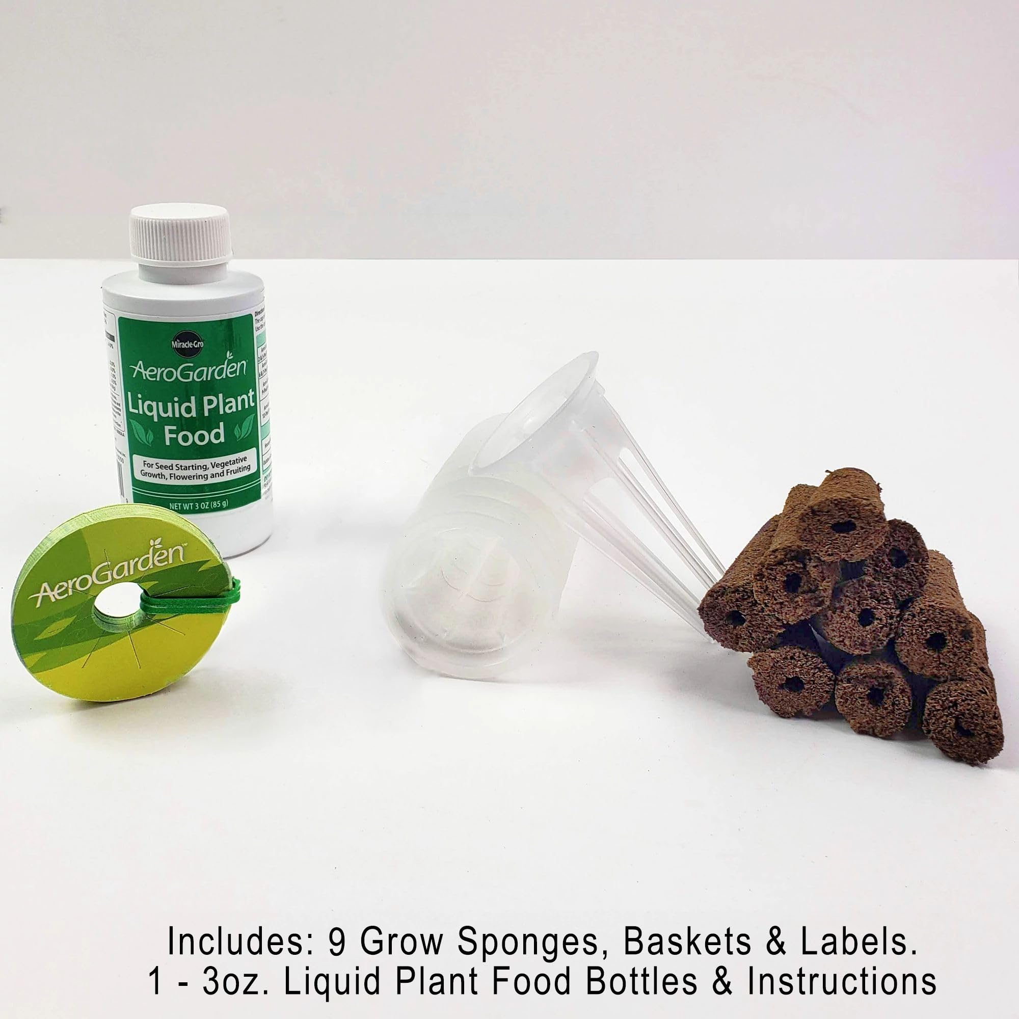 Close-up of grow sponges included in AeroGarden Grow Anything Seed Pod Kit