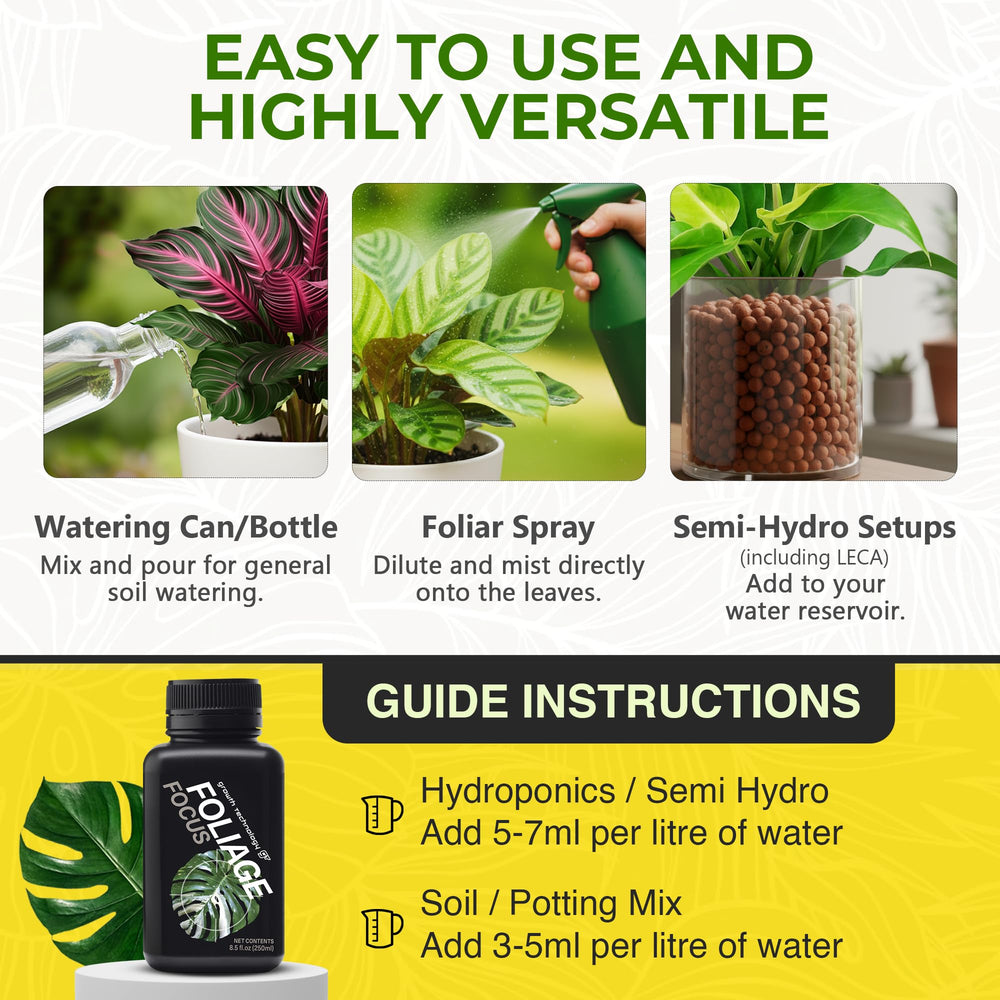 Close-up of Growth Technology GT Foliage Focus bottle cap