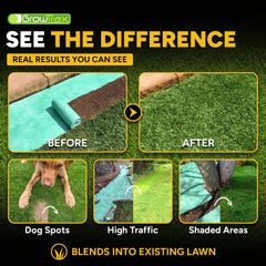 Close-up of GROWTRAX Biodegradable Grass Seed Mat texture