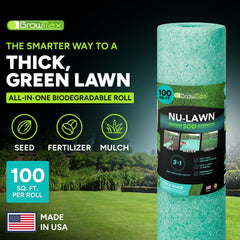 Close-up of GROWTRAX Grass Seed Mat layers