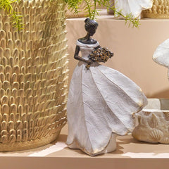 Close-up of Guichifun Fairy Statue showing details of the angel girl