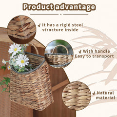 Close-up of GYASVWU Hanging Basket handle