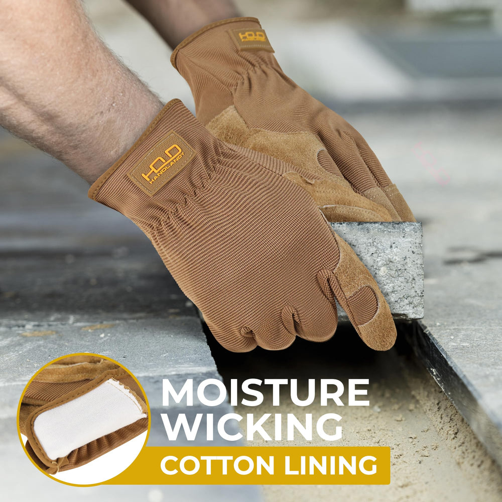 Close-up of HANDLANDY Gardening Gloves wrist closure