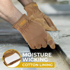 Close-up of HANDLANDY Gardening Gloves wrist closure