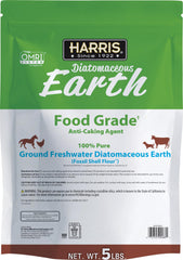Close-up of HARRIS diatomaceous earth powder