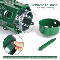 Close-up of Henzavk Bird Feeder U-shaped perches