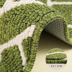 close-up of hicorfe Indoor Doormat rib fabric texture