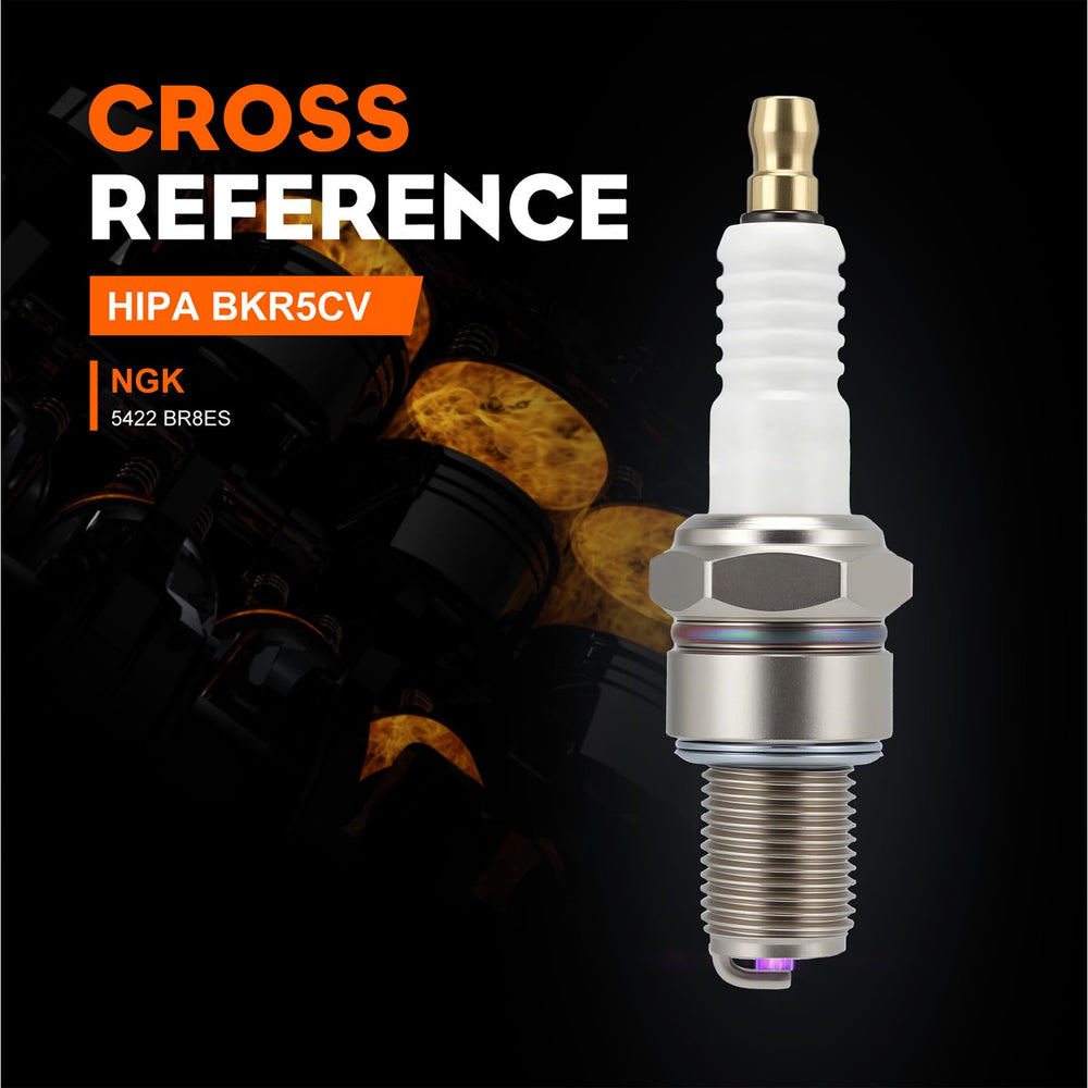Close-up of Hipa BR8ES Spark Plug copper core