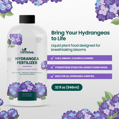 Close-up of HiThrive Hydrangea Fertilizer liquid