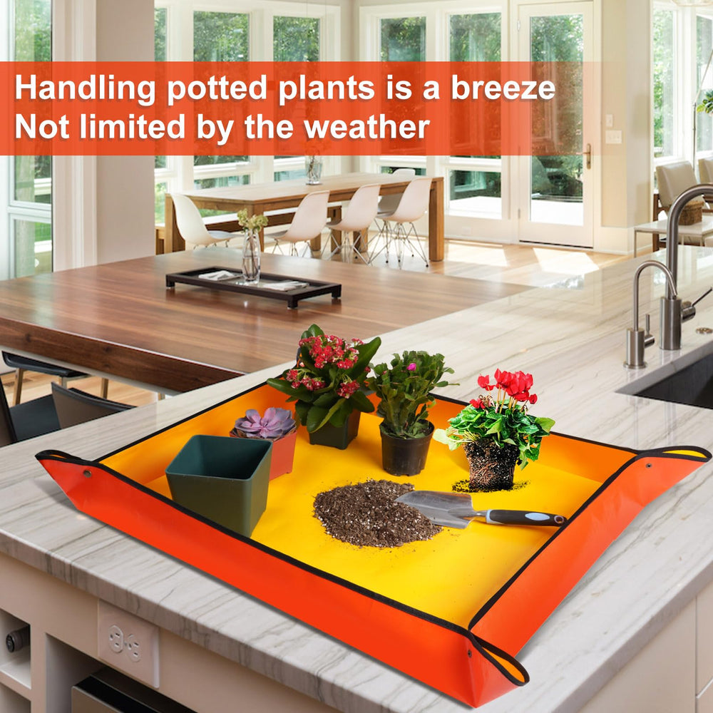 Close-up of HNXTYAOB Potting Mat waterproof fabric