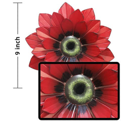 Close-up of hogardeck Metal Flower petals showcasing vibrant colours