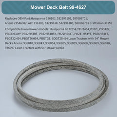 Close-up of Holdly Deck Belt 5/8 x 148'' material