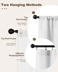 Close-up of HolidayIdeas Outdoor Curtain rod pocket