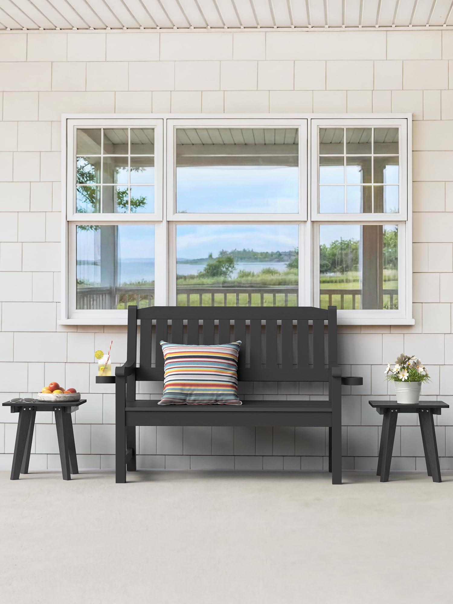 Close-up of Homenjoy HDPE Outdoor Side Table texture