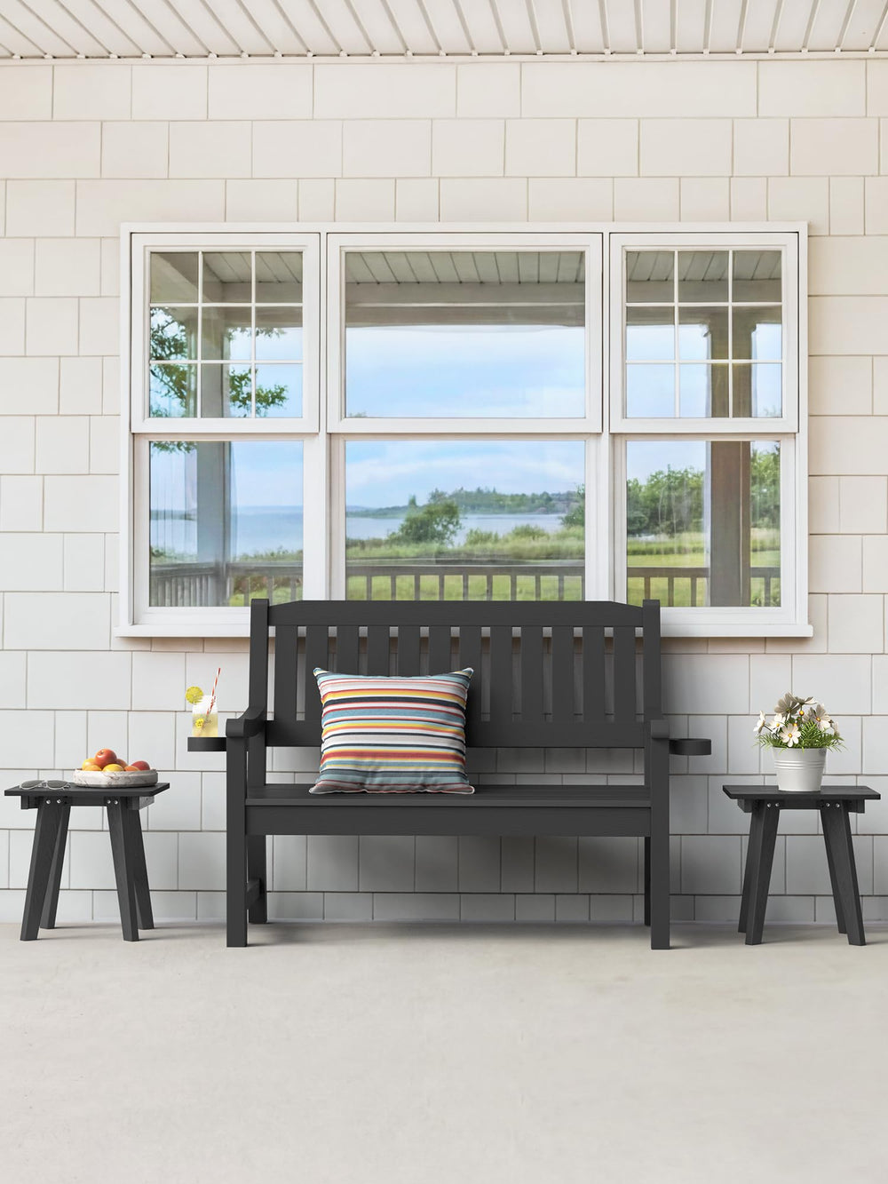 Close-up of Homenjoy HDPE Outdoor Side Table texture