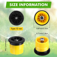 Close-up of Honoson adjustable nozzle for sprinkler head