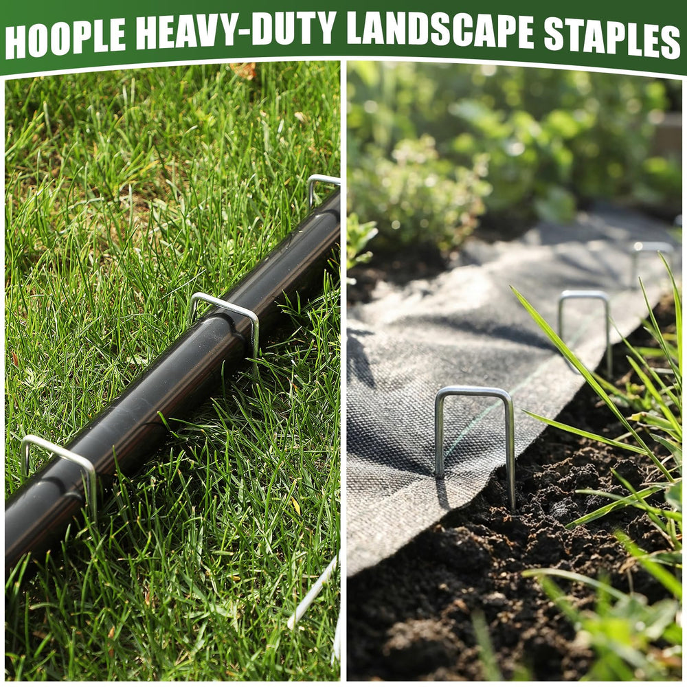 Close-up of HOOPLE garden stake sharp angled tip