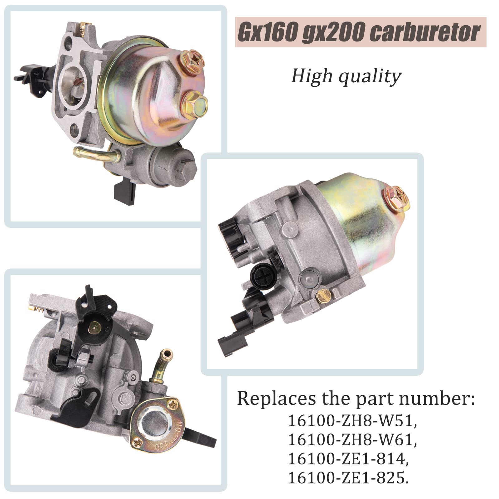 Close-up of HOOTO GX200 ignition coil and recoil starter