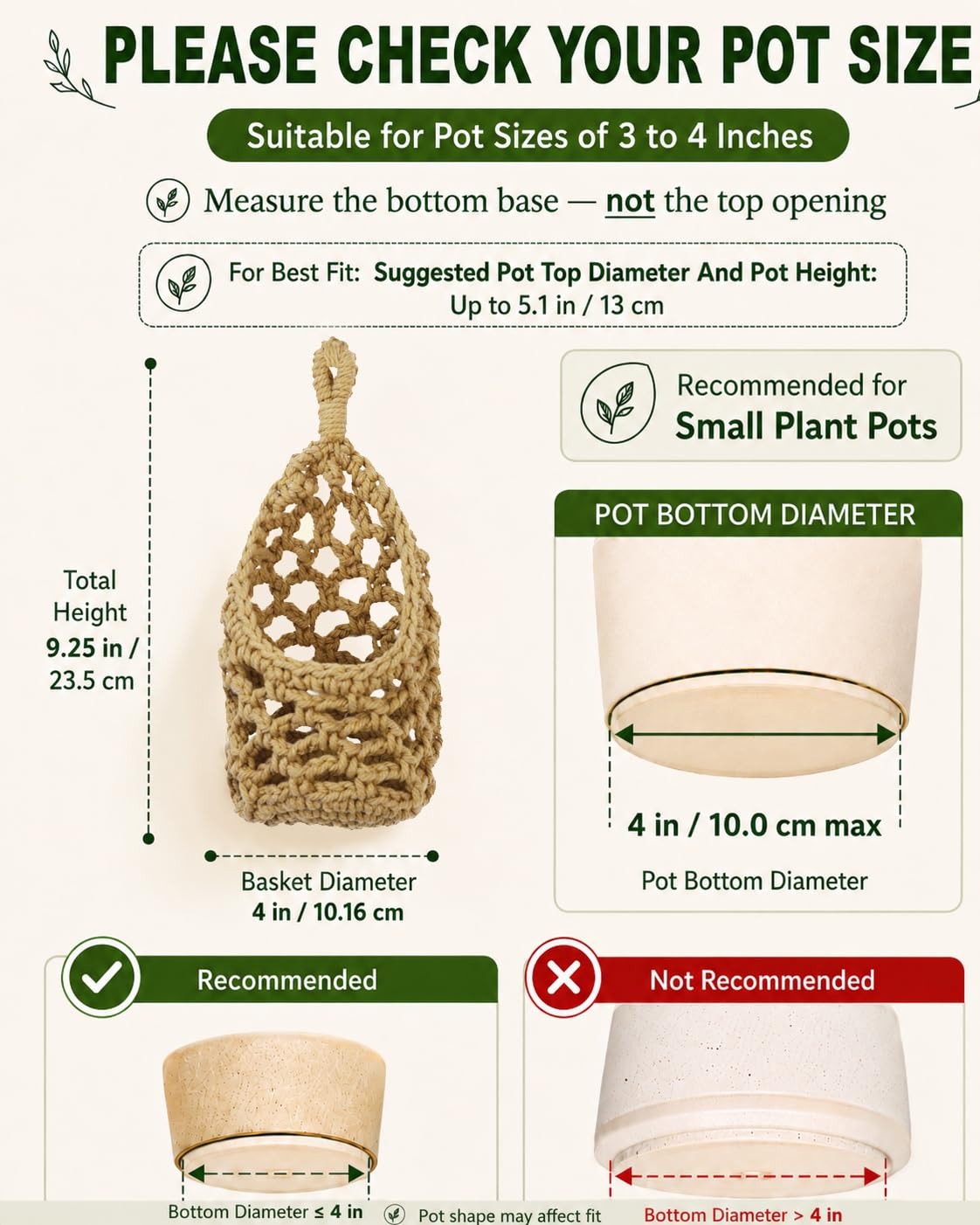 Close-up of HOREAKHJ Macrame Wall Plant Hanger showing weave