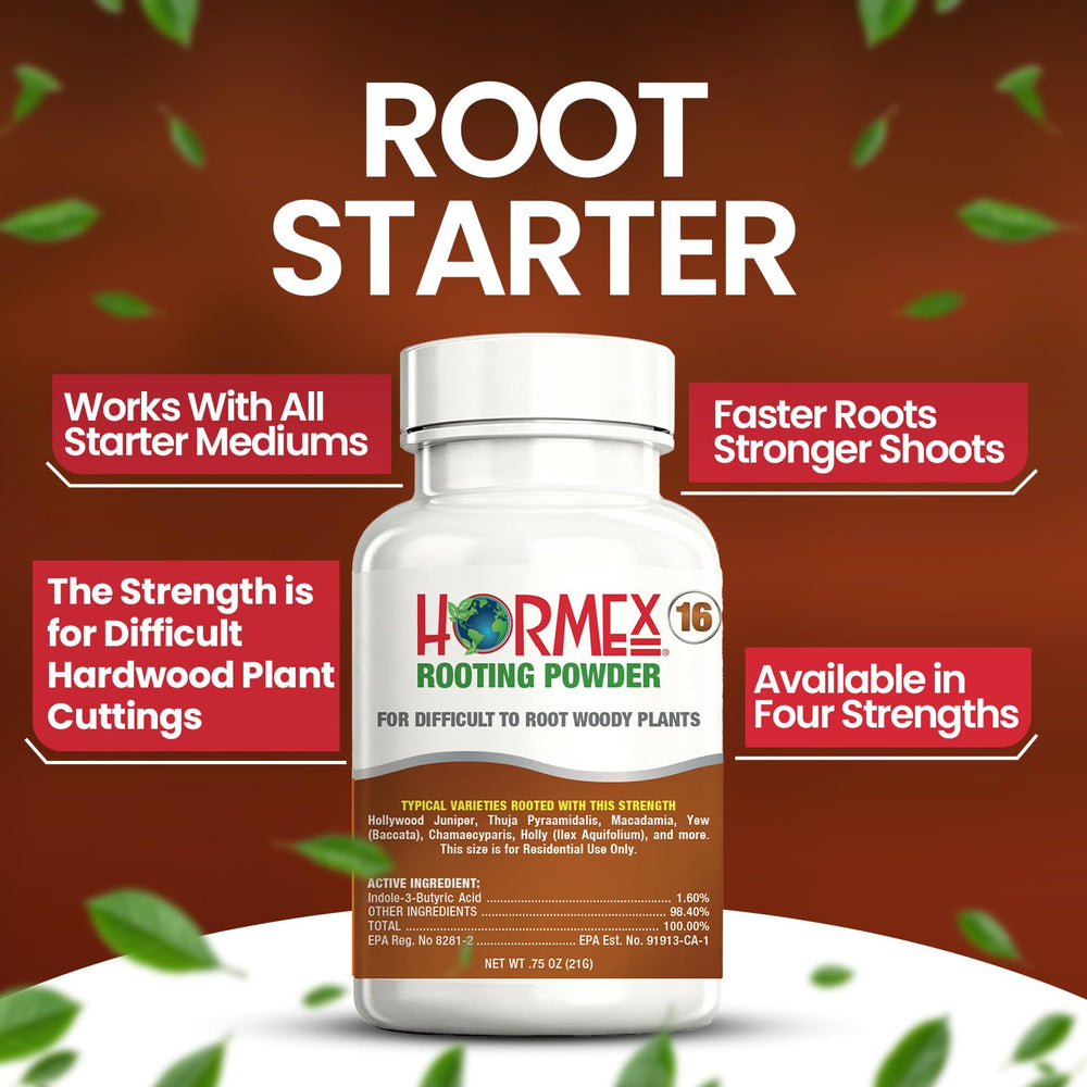Close-up of Hormex Rooting Hormone Powder texture