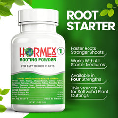 Close-up of Hormex Rooting Powder #1 details