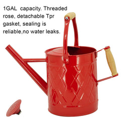 Close-up of HORTICAN watering can handle for comfortable grip