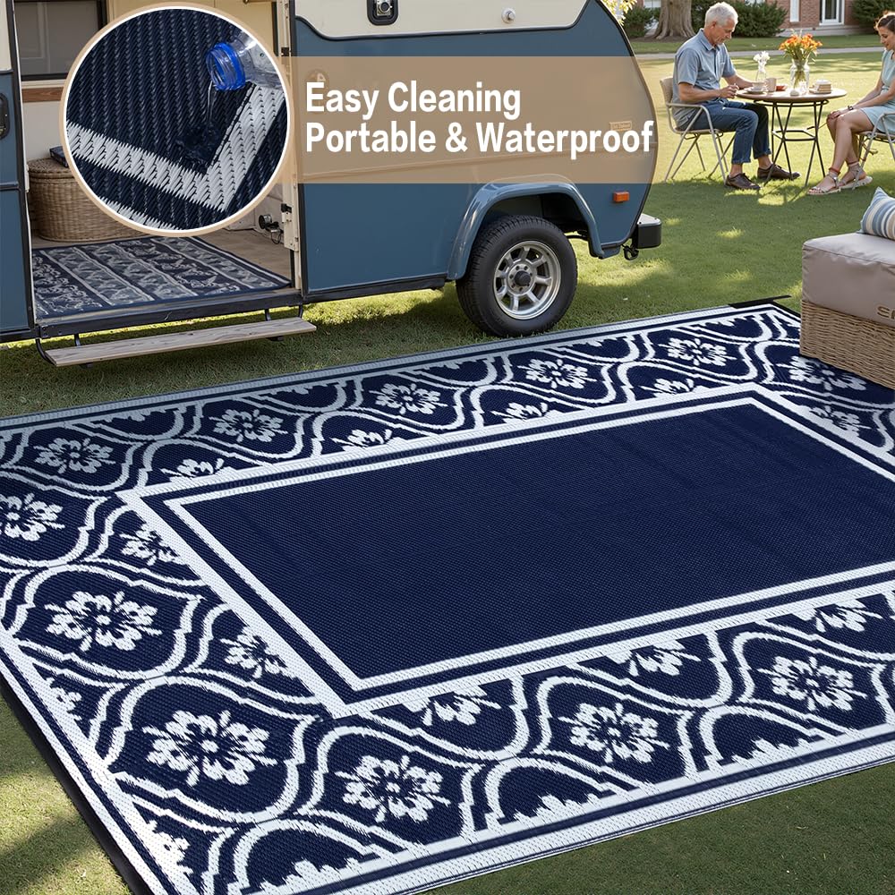 Close-up of HUGEAR rug texture and pattern