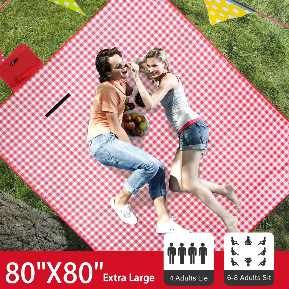 Close-up of HX&OD Picnic Blanket waterproof bottom