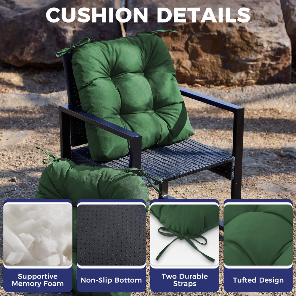 Close-up of IASEAHK outdoor chair cushion fabric