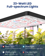 Close-up of iDOO Hydroponics growing system water tank