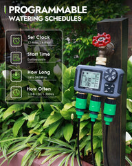 Close-up of Insoma Sprinkler Timer control panel