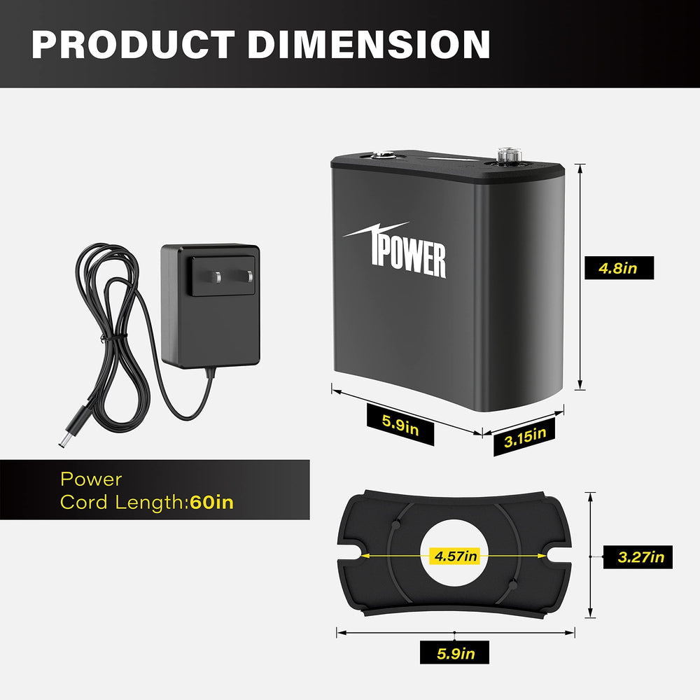 Close-up of iPower Electric Spinner speed control knob